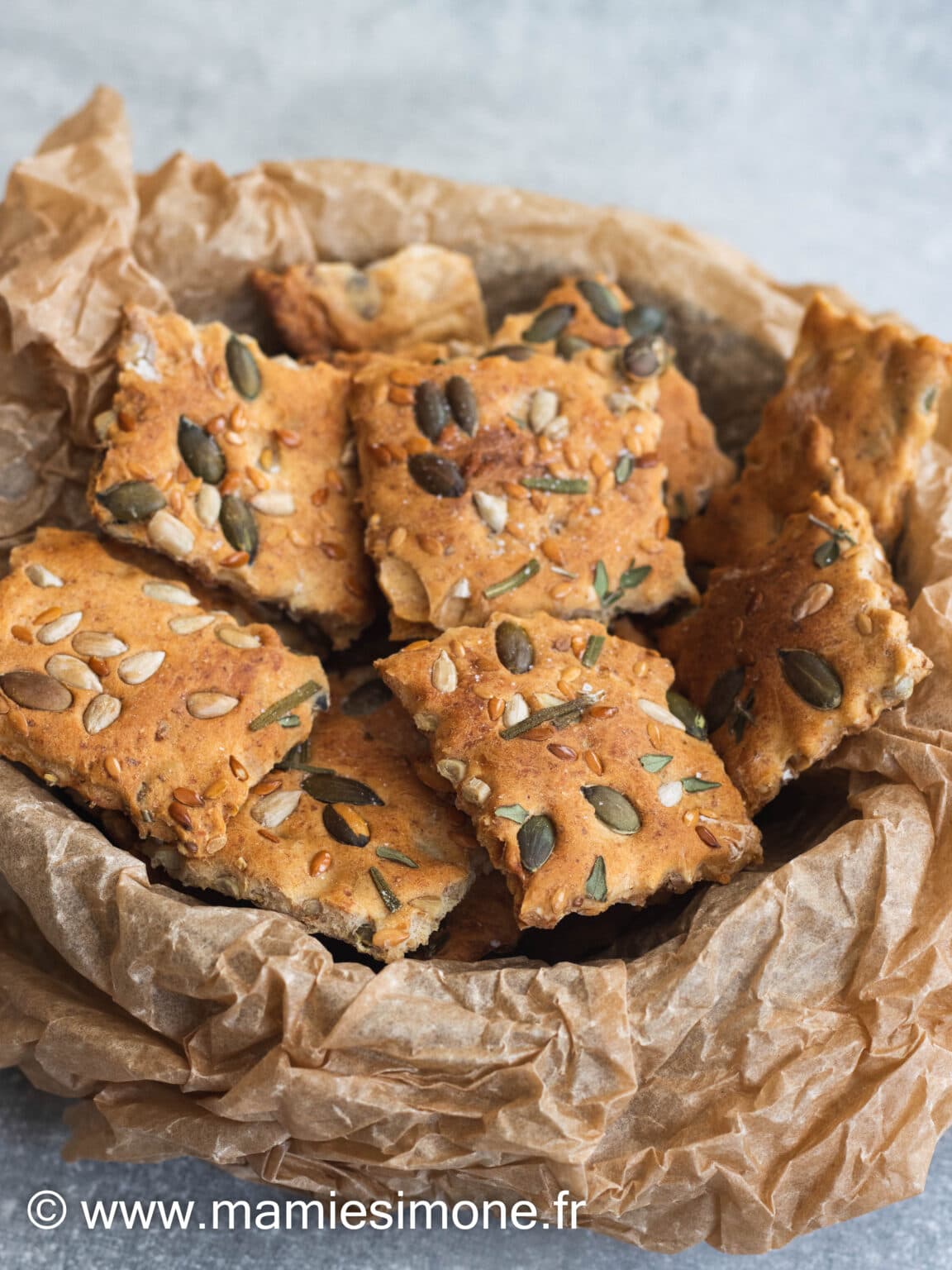 Healthy Sourdough Crackers